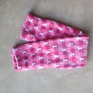 Bass Pro Shops Outdoor Kids Size L Pink Fuzzy PJ Pants